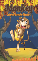 Monkey Coloring Book for Toddlers