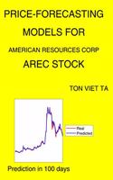 Price-Forecasting Models for American Resources Corp AREC Stock