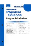Holt Science Spectrum: Physical Science Resource File: Program Introduction