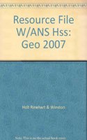 Resource File W/ANS Hss: Geo 2007(English)