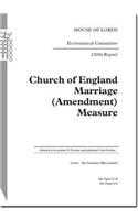 Church of England Marriage (Amendment) Measure