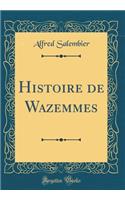 Histoire de Wazemmes (Classic Reprint)