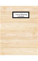 Lawn Mowing Schedule: Lawn System Maintenance Notebook Lawn Care Maintenance Log Journal Sustainable Daily, Weekly, Monthly Weeding Record organizer