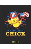 Patriotic Chick Notebook