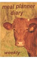 Meal Planner Diary Weekly