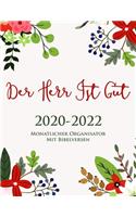 2020-2022 Monatlicher Organisator Mit Bibelversen Auf Jeder Seite - Der Herr Ist Gut
