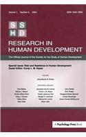 Risk and Resilience in Human Development