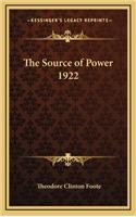The Source of Power 1922: (English)