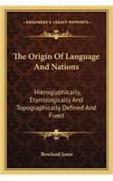Origin of Language and Nations