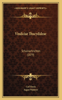 Vindiciae Thucydideae: Schulnachrichten (1879)