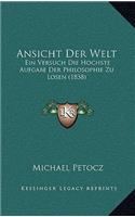 Ansicht Der Welt