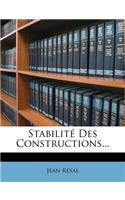 Stabilite Des Constructions...