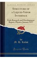 Structure of a Liquid-Vapor Interface: Erda Research and Development Report, Physics, January 1977 (Classic Reprint)