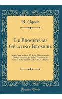 Le Procédé Au Gélatino-Bromure: Suivi d'Une Note de M. Edw. Milsom Sur Les Clichés Portatifs, Et de la Traduction Des Notices de R. Kennet Et Rév. H.-C. Palmer (Classic Reprint)