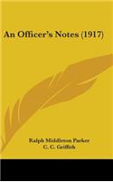 Officer's Notes (1917)