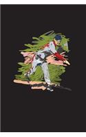 The Baseball Pitcher - Strike Three! Journal: 150 Page Lined Notebook/Diary