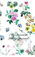 My Favourite Things Journal