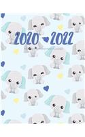 2020-2022 Three 3 Year Planner Baby Elephant Monthly Calendar Gratitude Agenda Schedule Organizer: 36 Months Calendar; Appointment Diary Journal With Address Book, Password Log, Notes, Julian Dates & Inspirational Quotes