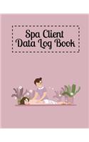 Spa Client Data Log Book