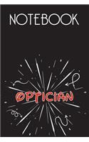 OPTICIAN Notebook, Simple Design