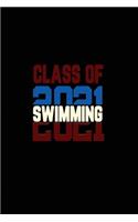 Class Of 2021 Swimming: Senior 12th Grade Graduation Notebook