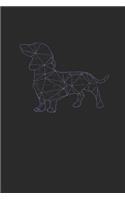 Dachshund Lines: Dachshunds Notebook, Blank Lined (6" x 9" - 120 pages) Animal Themed Notebook for Daily Journal, Diary, and Gift