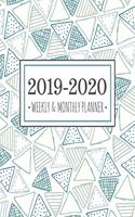 2019-2020 Weekly & Monthly Planner