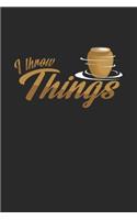 I throw things: 6x9 Pottery - lined - ruled paper - notebook - notes