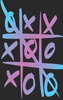 Tic Tac Toe: Tic Tac Toe Spiel für Unterwegs im handlichen Buch