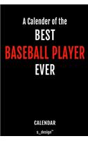 Calendar for Baseball Players / Baseball Player