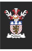 Pattison: Pattison Coat of Arms and Family Crest Notebook Journal (6 x 9 - 100 pages)