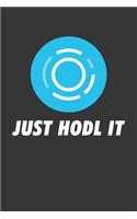 Just Hodl It Aion Aion Notebook: Lined Journal, 120 Pages, 6 x 9, Affordable Cryptocurrency, Blockchain Crypto Gift Journal Matte Finish