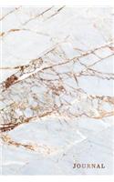 Journal: Marble + Gold Wide Ruled Journal Notebook - 110-Page Plain Wide Ruled Paper for Notes Todo Listing Doodling Journaling for Women Girls Teens - 6x9 S