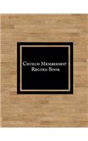 Church Membership Record Book