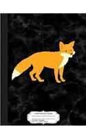 For Fox Sake Composition Notebook: College Ruled 93/4 X 71/2 100 Sheets 200 Pages for Writing