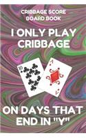 Cribbage Score Board Book
