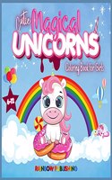 Cutie Magical Unicorns Coloring book for girls 6-12