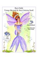 Sherri Baldy Vintage Mermaid and Fairy Coloring Book