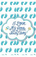 Baby Log Book I Love My Little Baby Boy