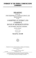 Oversight of the Federal Communications Commission