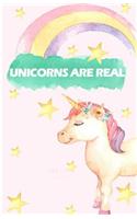 Unicorns Are Real: Unicorn Notebook Organizer Journal Notebook.(Composition Book Journal) (5.5 x 8.5 Large)