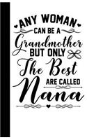 Any Woman can be a Grandmother But Only the Best are Called Nana