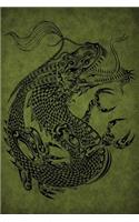 Dragon Notebook: Blank Journal Diary Memoir Log Logue(58 Tattoo You 150 Lined)