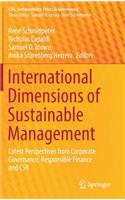 International Dimensions of Sustainable Management