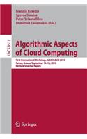 Algorithmic Aspects of Cloud Computing