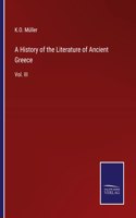 A History of the Literature of Ancient Greece