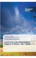 Land rent in the Metropolitan Region of Vitória - ES - Brazil