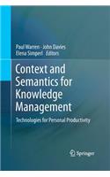 Context and Semantics for Knowledge Management