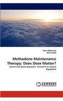 Methadone Maintenance Therapy