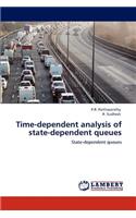 Time-dependent analysis of state-dependent queues